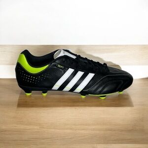 Adidas Men's Size 12.5 Adipure 11Nova Football Soccer Cleat Leather Black White